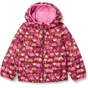 Amazon Essentials Pink Mushroom water light weight Packable Hooded Jacket XL